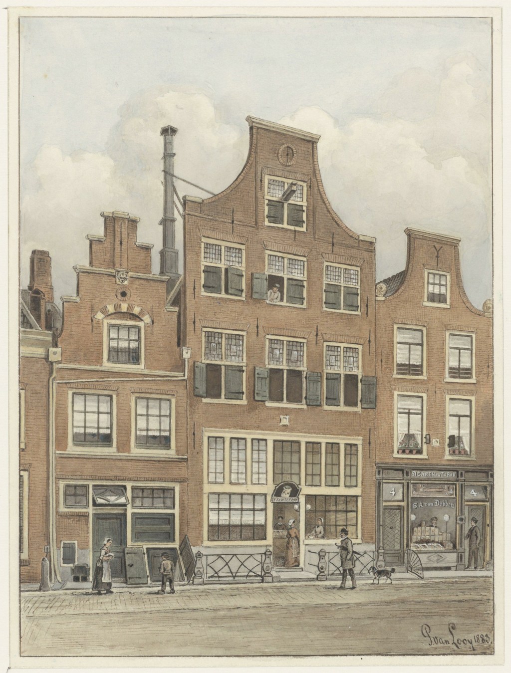 Pieter van Looy tekende het Verwulft van voor de komst van&nbsp;V&D