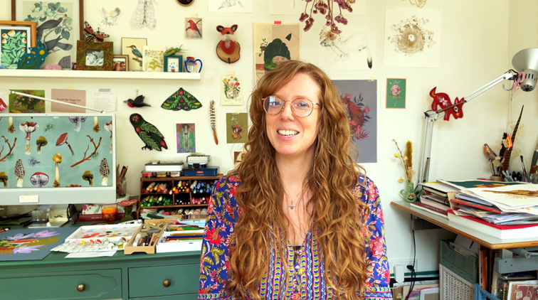 Illustrator Pauline Teunissen haalt inspiratie uit de&nbsp;duinen